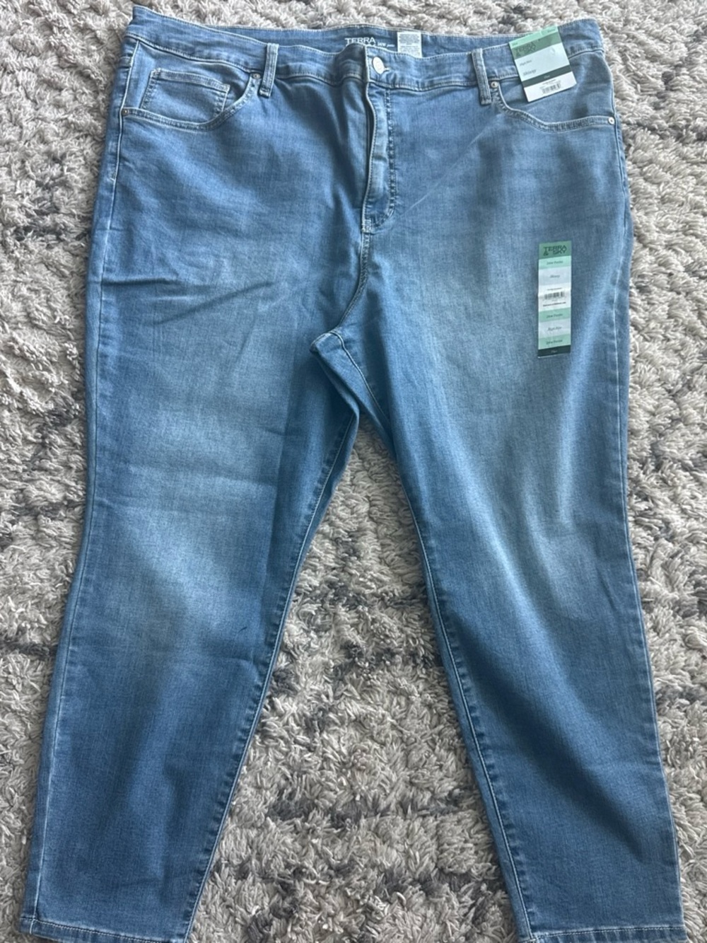 Terra & Sky Medium Blue Stretch Women’s Jeggings